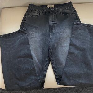 BDG | cowboy jean -  High Rise Black Zip Fly Wide Leg Jeans Size 27